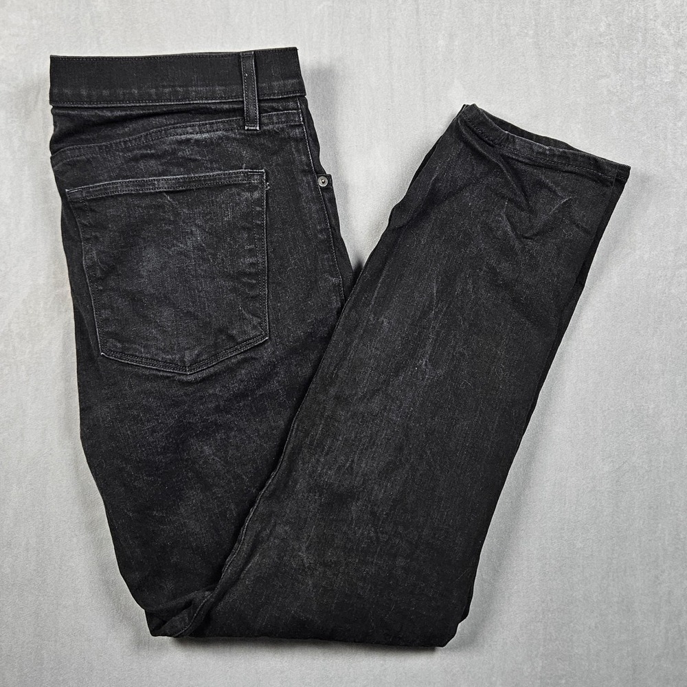 J Brand Tyler Jeans Mens 36x30 Black Denim Slim Fit Pants Classic Made in USA